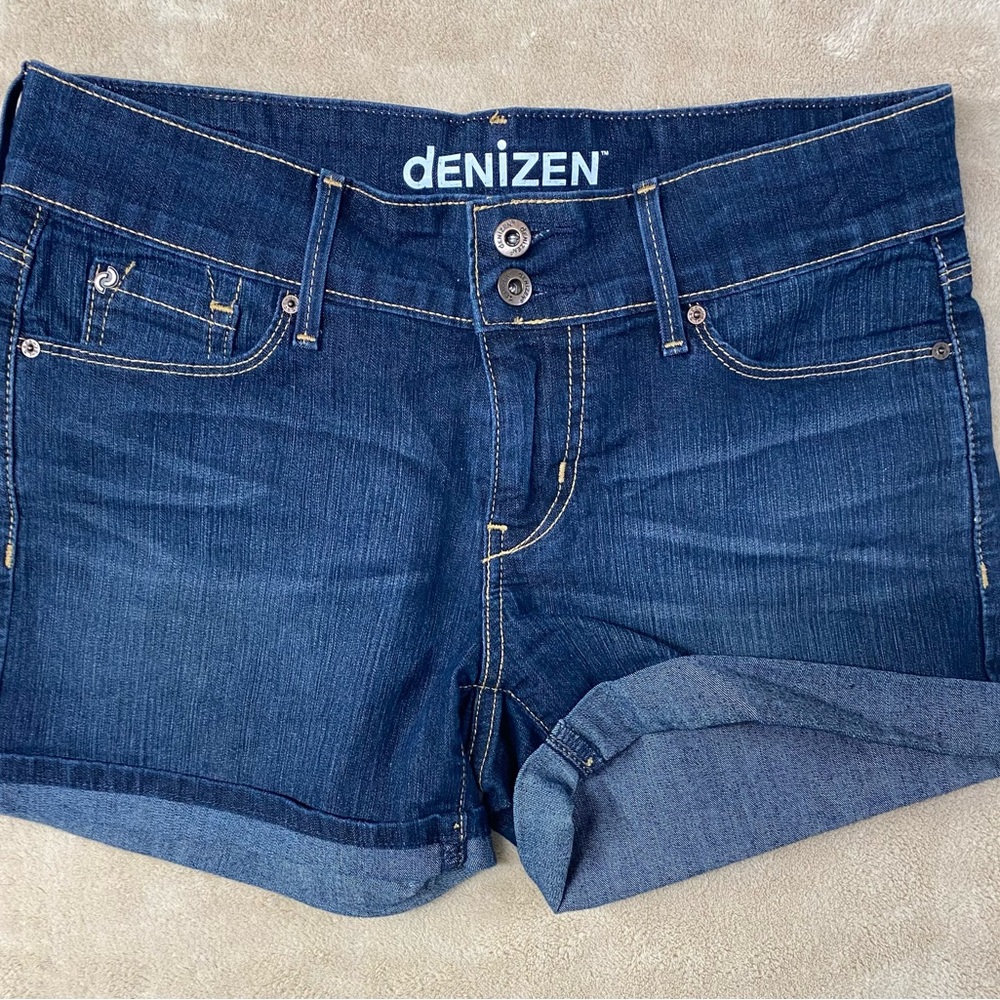 Denizen Dark Blue Denim Shorts Size 2